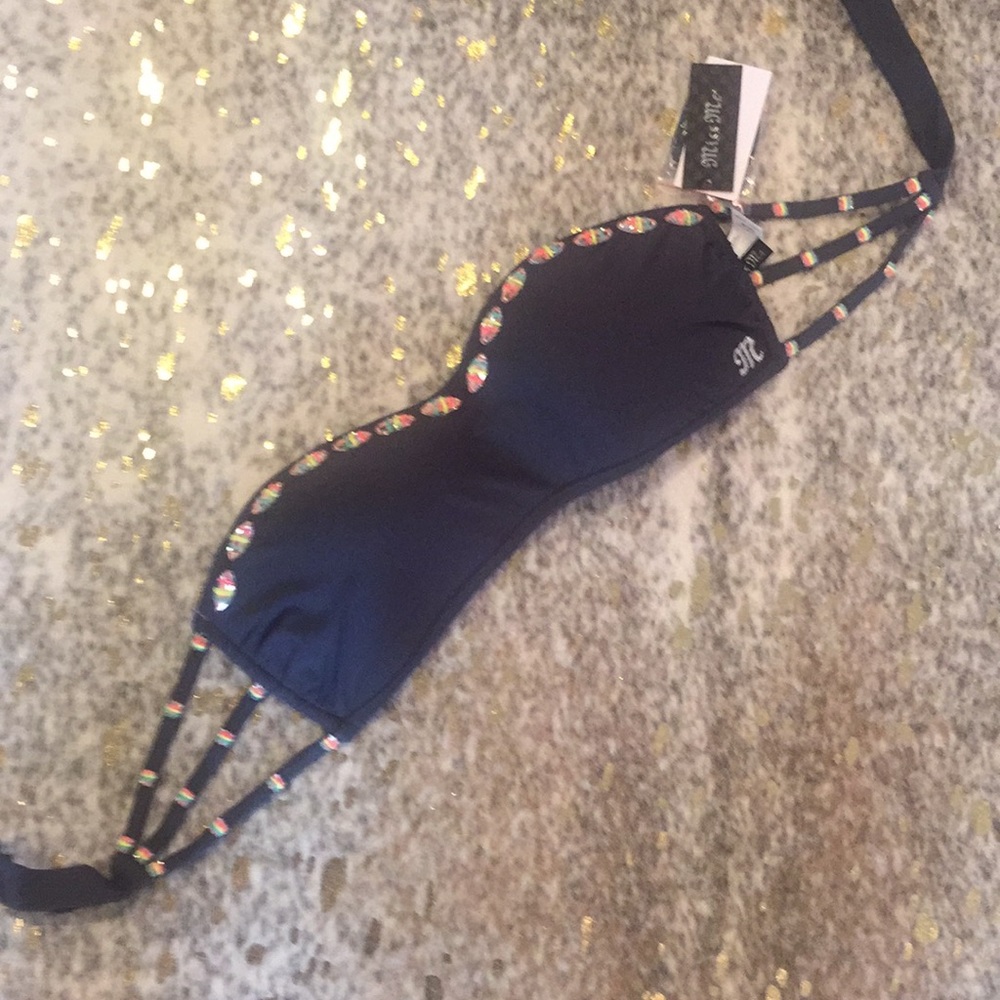 Miss Me Bikini Bandeau Top